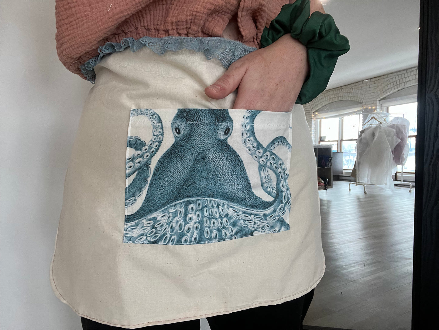 Octopus Oasis Cafe Apron