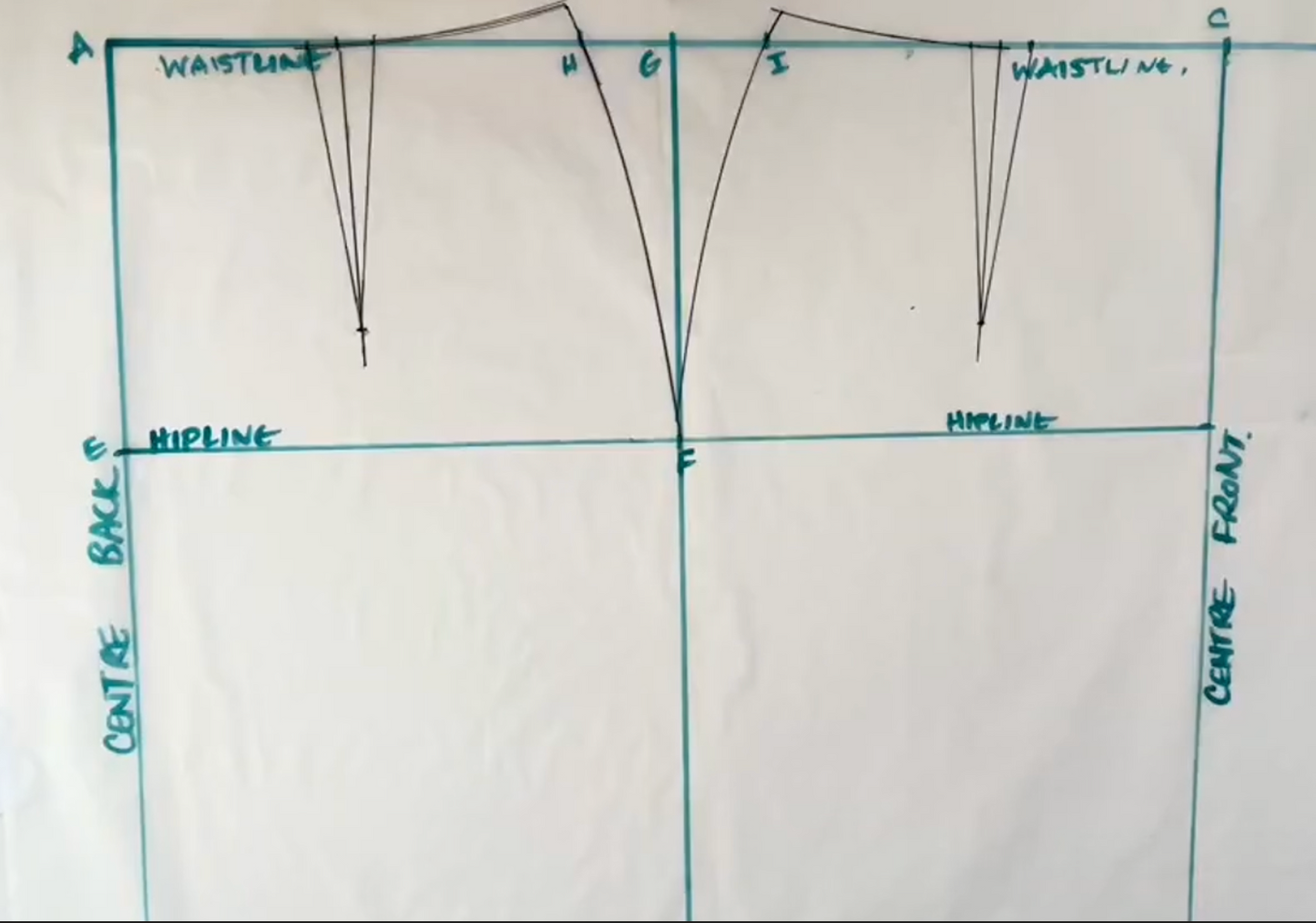 Basic Skirt Block Instructions