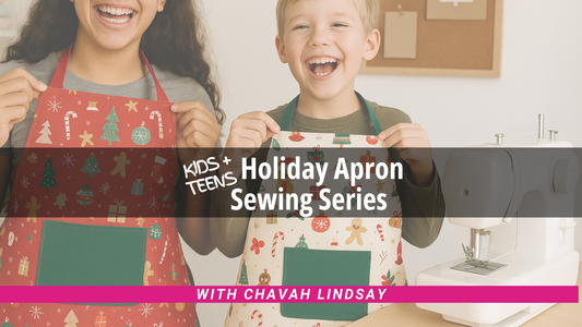 Holiday Apron Sewing Workshop: Teens + Kids