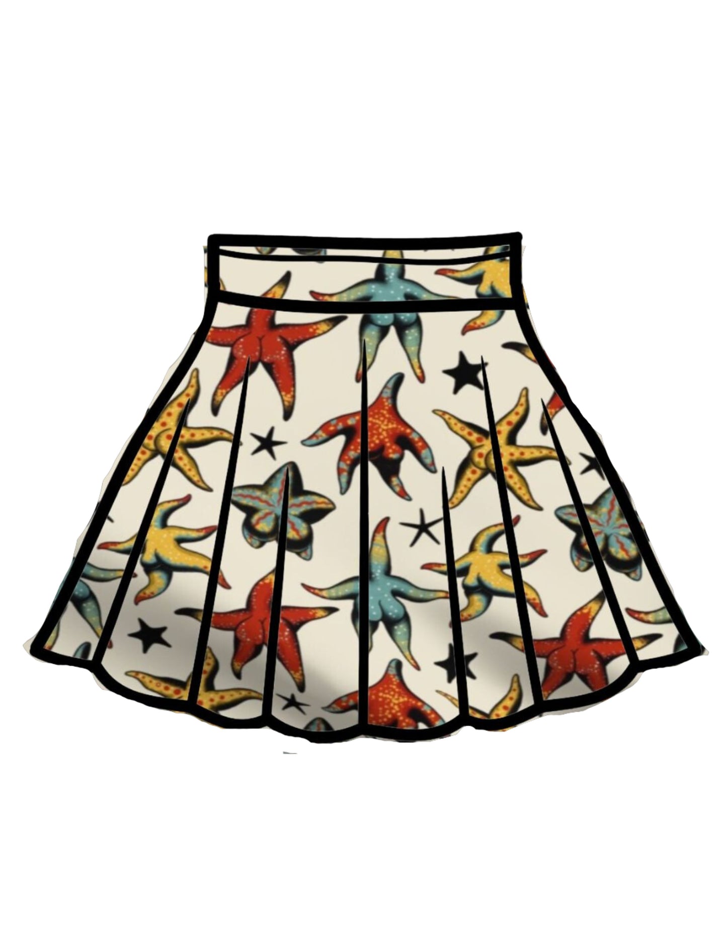 Beach Bum Pleated Skirt