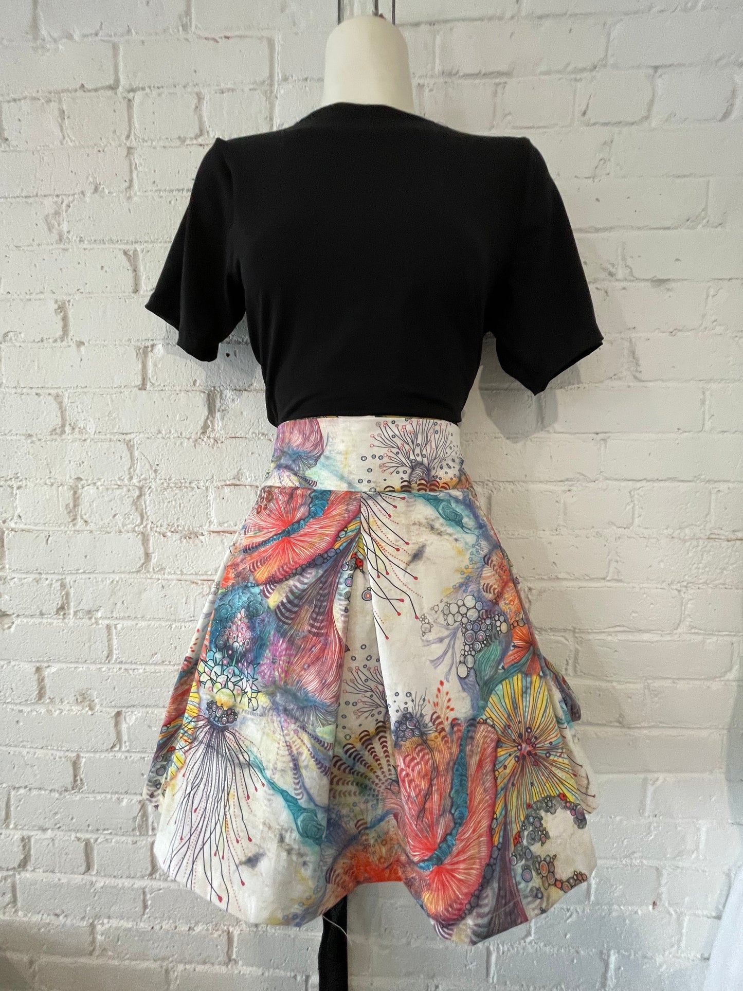 Jellyfish Pleated Skirt