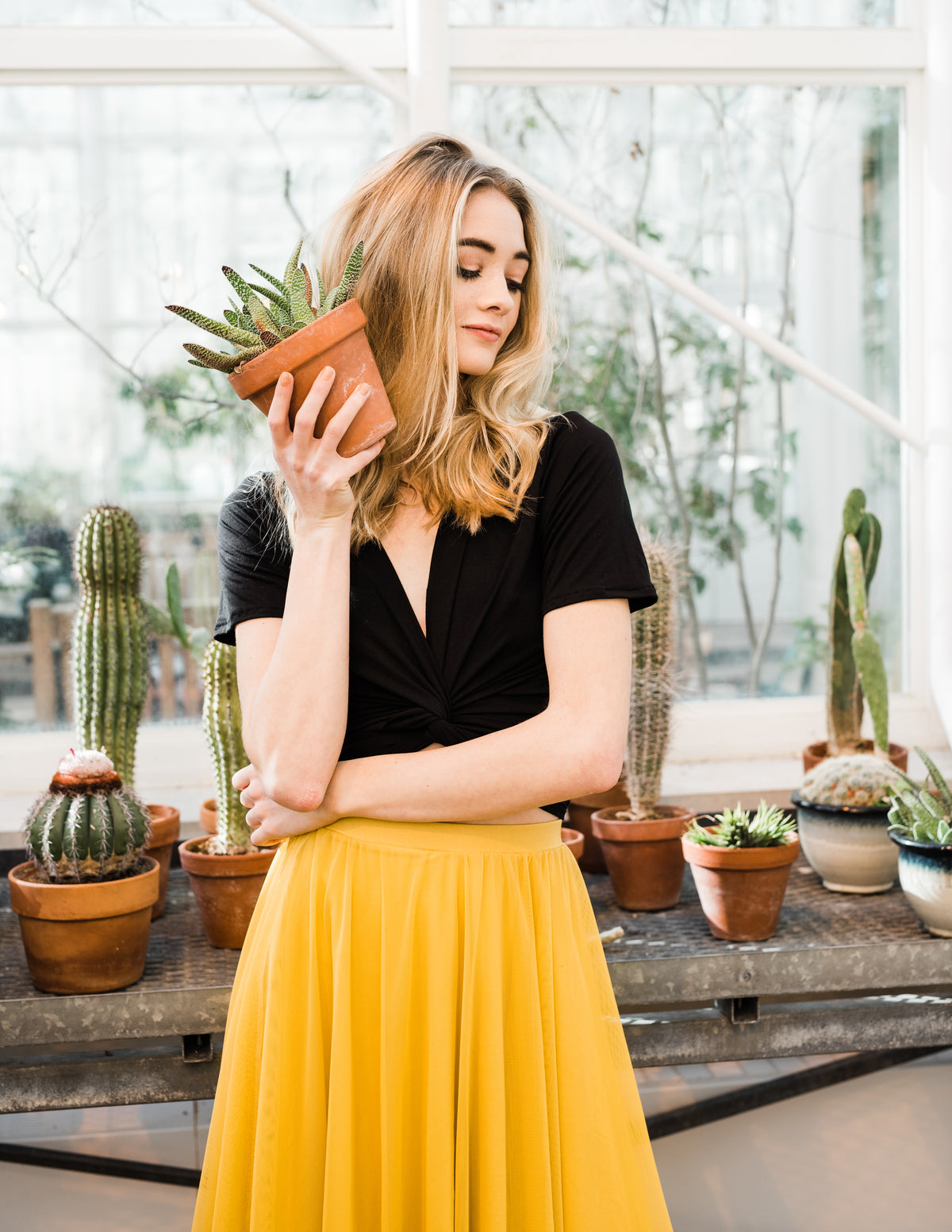 The Studio Wrap Top