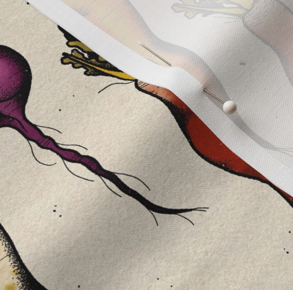 Root Vegetable Pleated Skirt