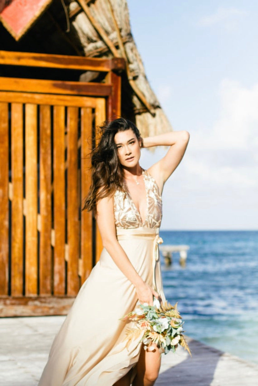 Walk with panache : Evening Gown