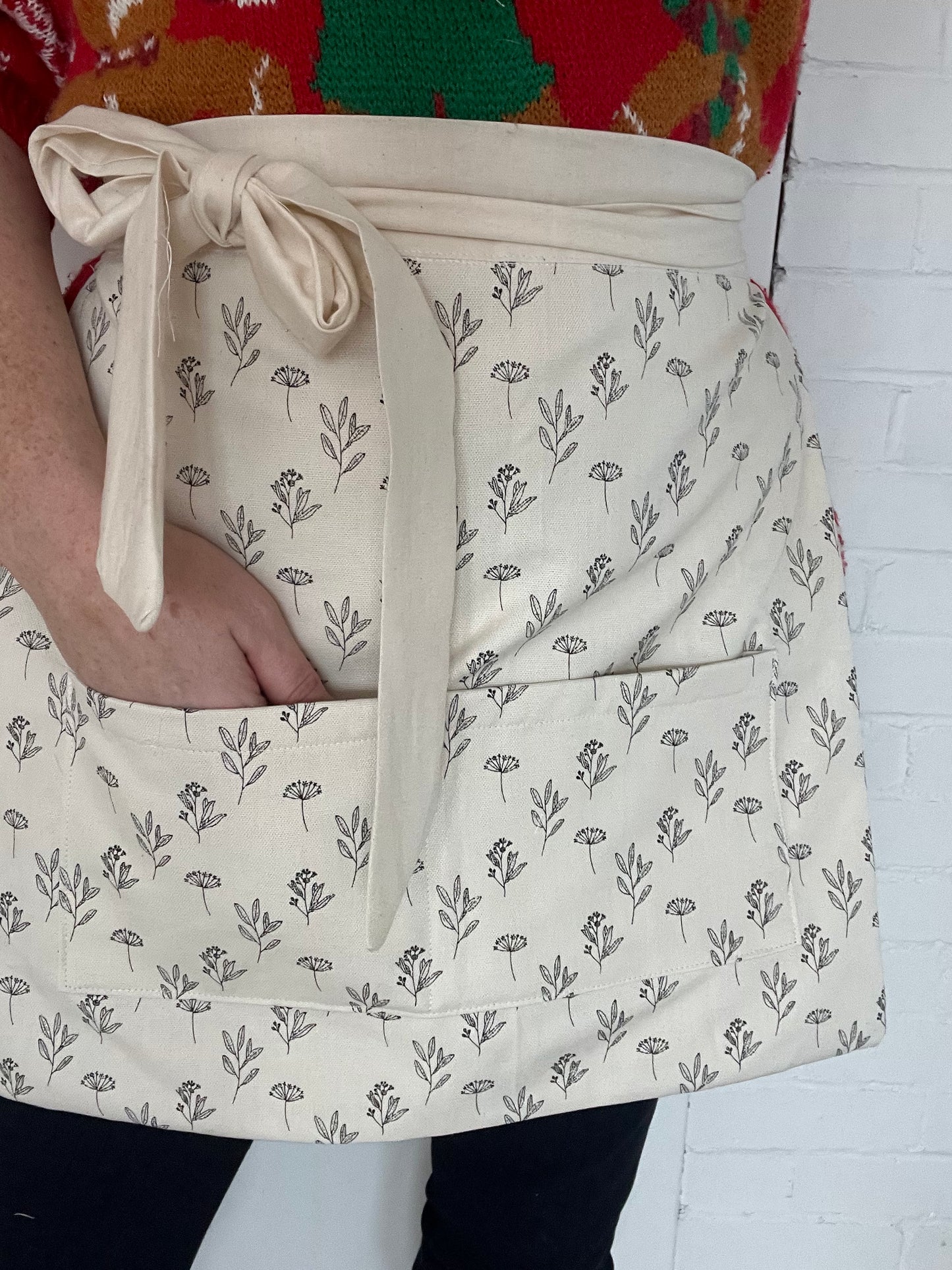 Teensy Florals Cafe Apron