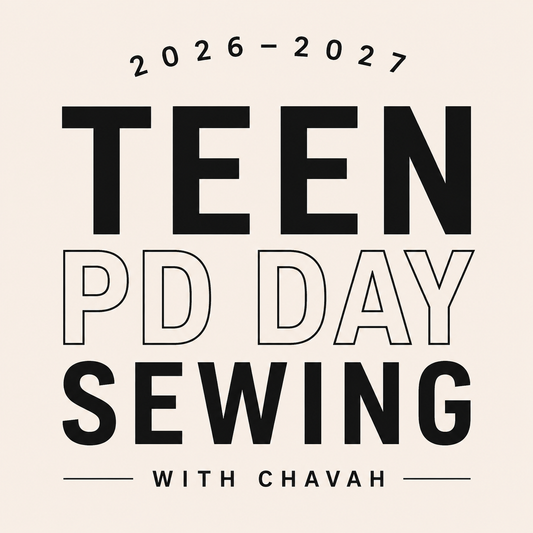Teen PD Day Sewing 2026/27