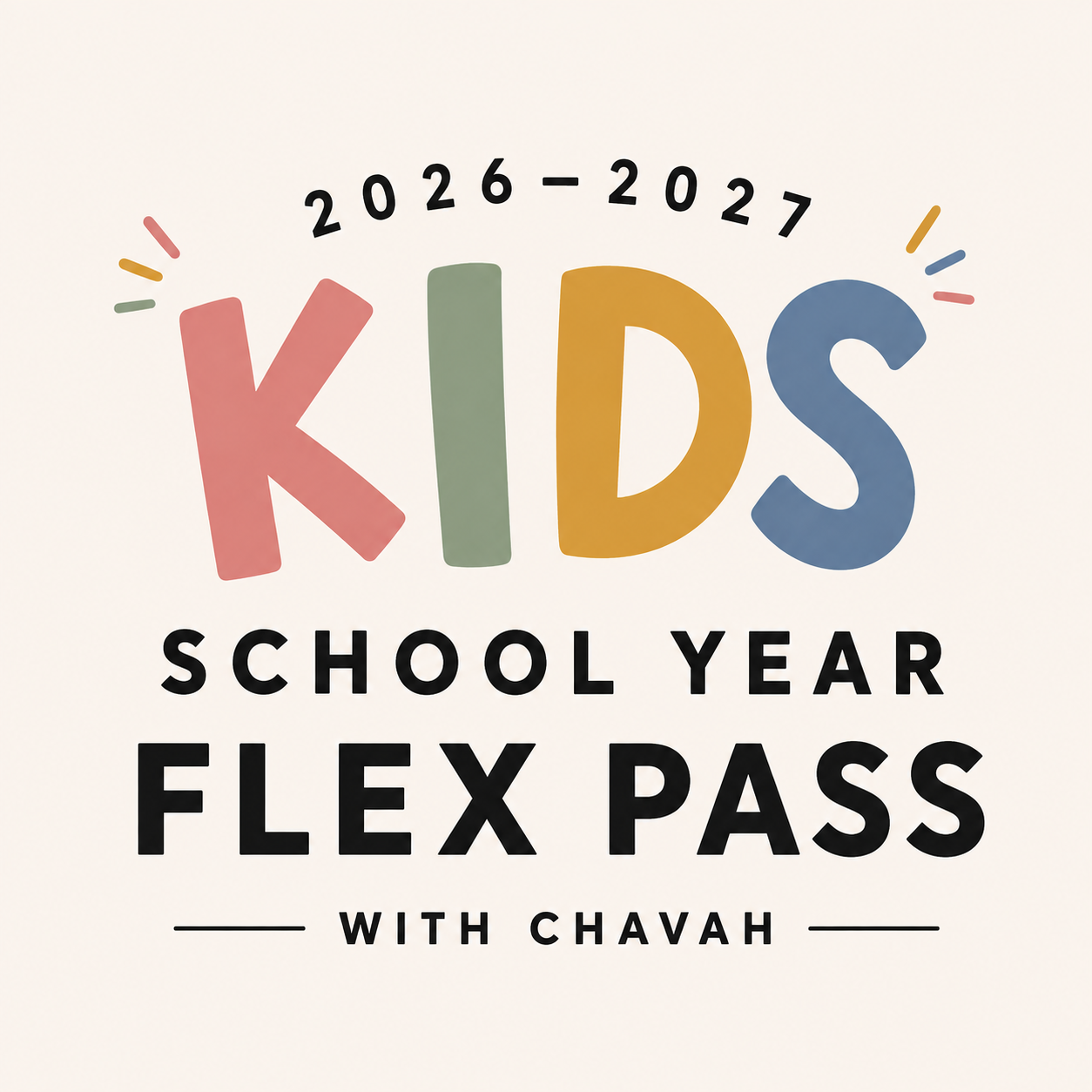 KIDS SCHOOL YEAR FLEX PASS ✂️