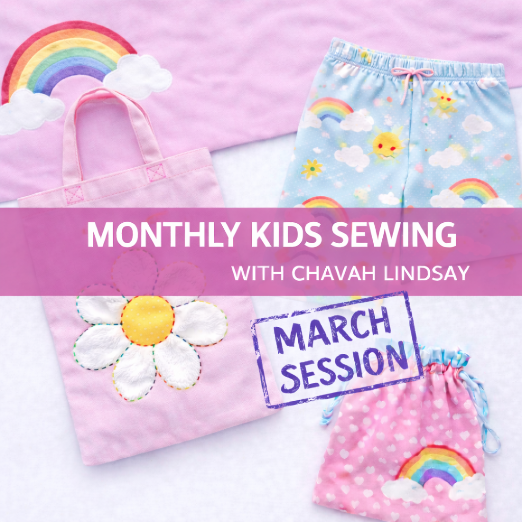 Kids Monthly Sewing : March Session