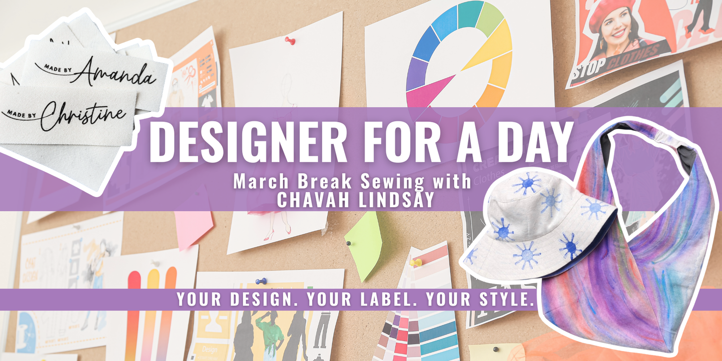 Designer for a Day: Design Your Own Fabric + Tote or Hat (Full Day)
