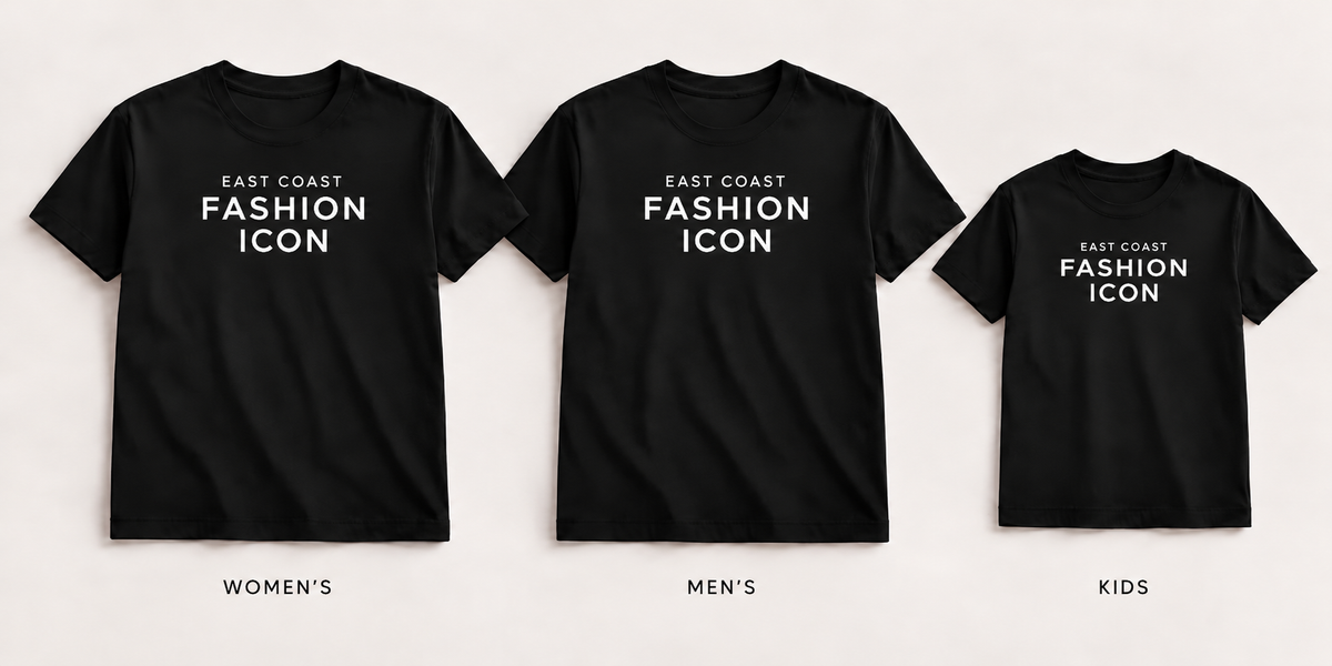 East Coast Fashion Icon Tee: PREORDER