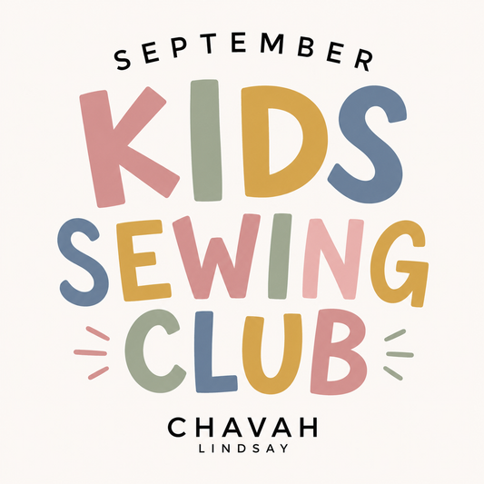 KIDS SEW CLUB / SEPTEMBER