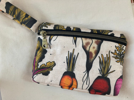 Cheeky Veggies Zipper Pouch