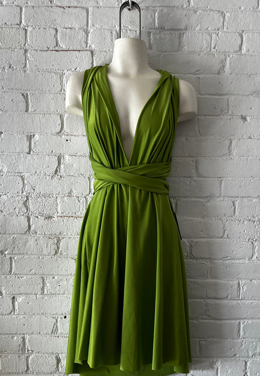 Apple Green Convertible Dress: OFF THE RACK