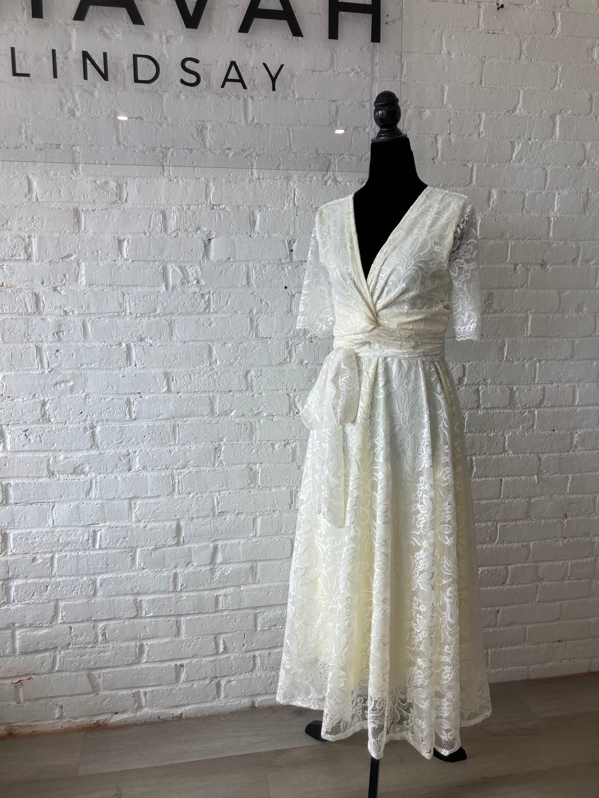 Delilah wrap top dress