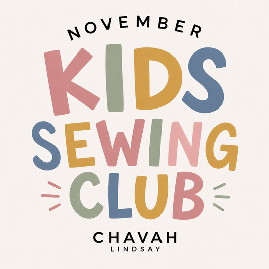 KIDS SEW CLUB / NOVEMBER