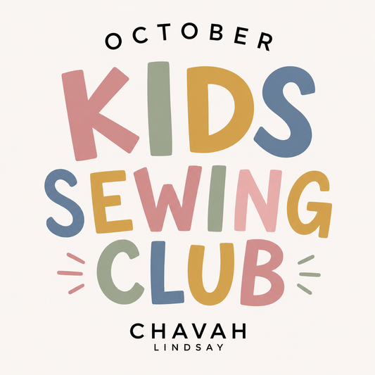 KIDS SEW CLUB / SEPTEMBER