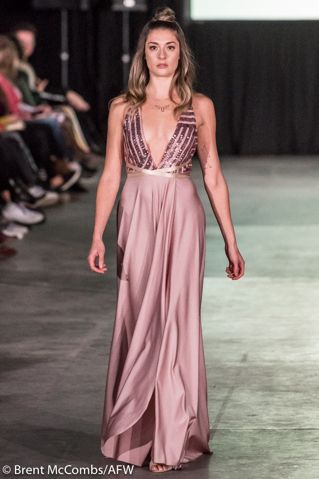 Walk with panache :  Evening Gown