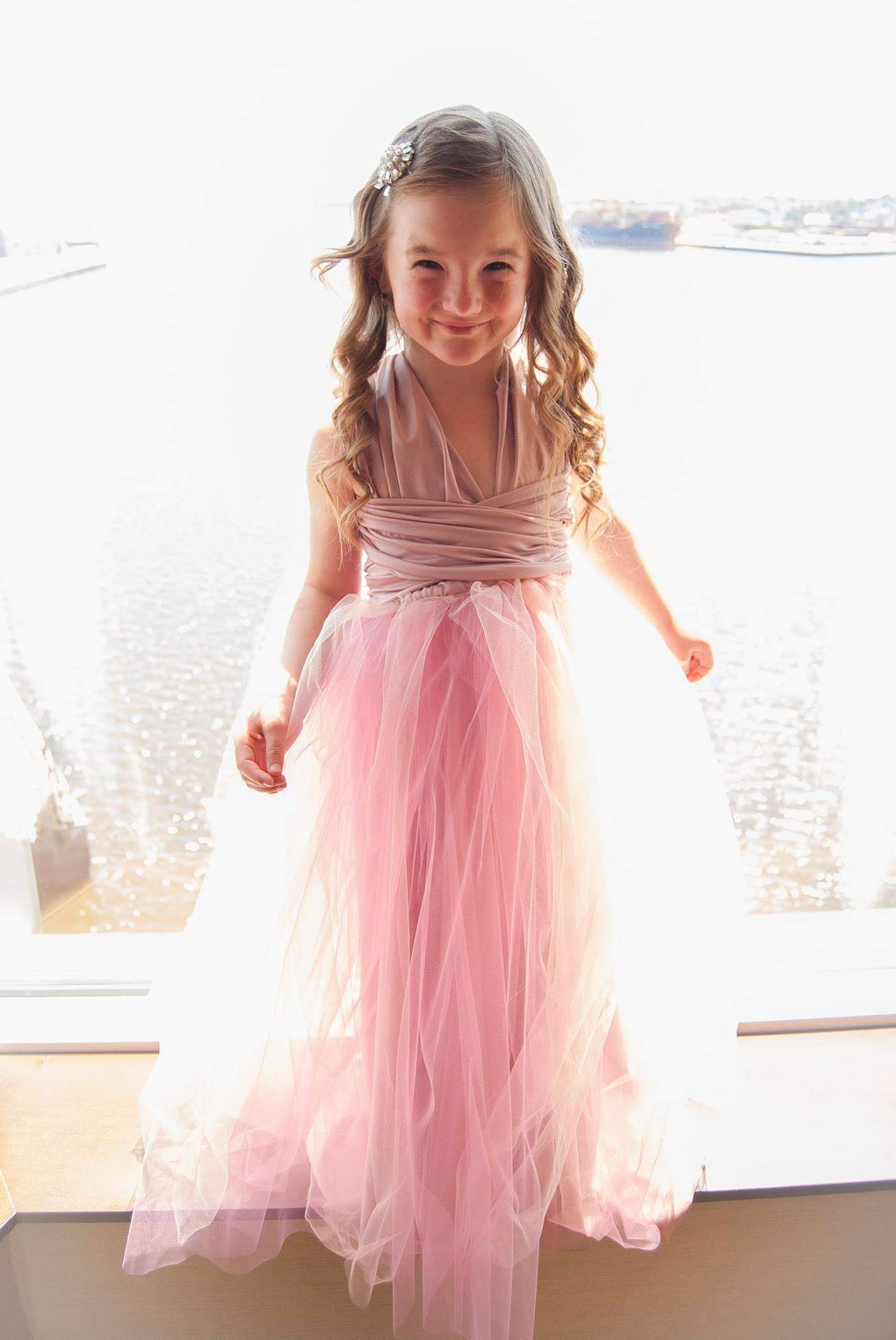 Flower girl : convertible dress + tutu