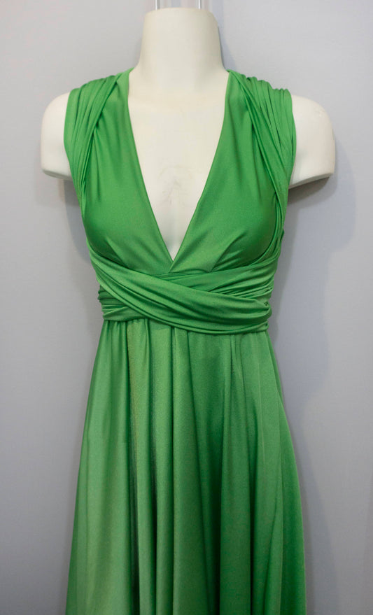 Apple Green Convertible Dress